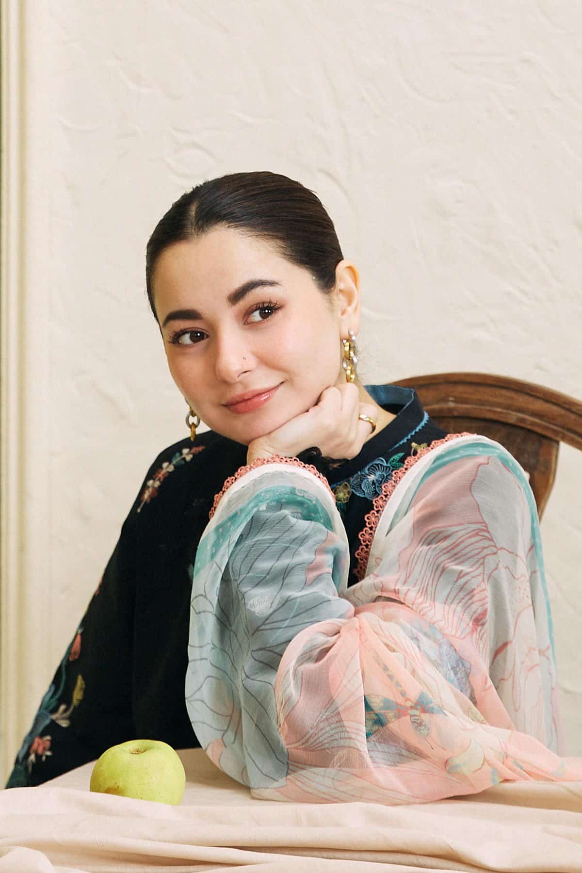 COCO BY ZARA SHAHJAHAN - 3PC DHANAK UNSTITCH EMBROIDERED SUIT HR-1012