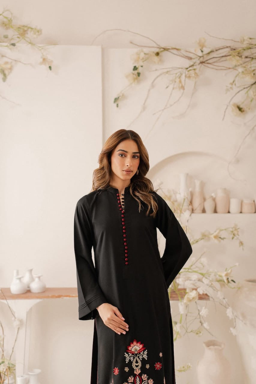 MARIA B - 3PC DHANAK UNSTITCH EMBROIDERED SUIT HR-1015