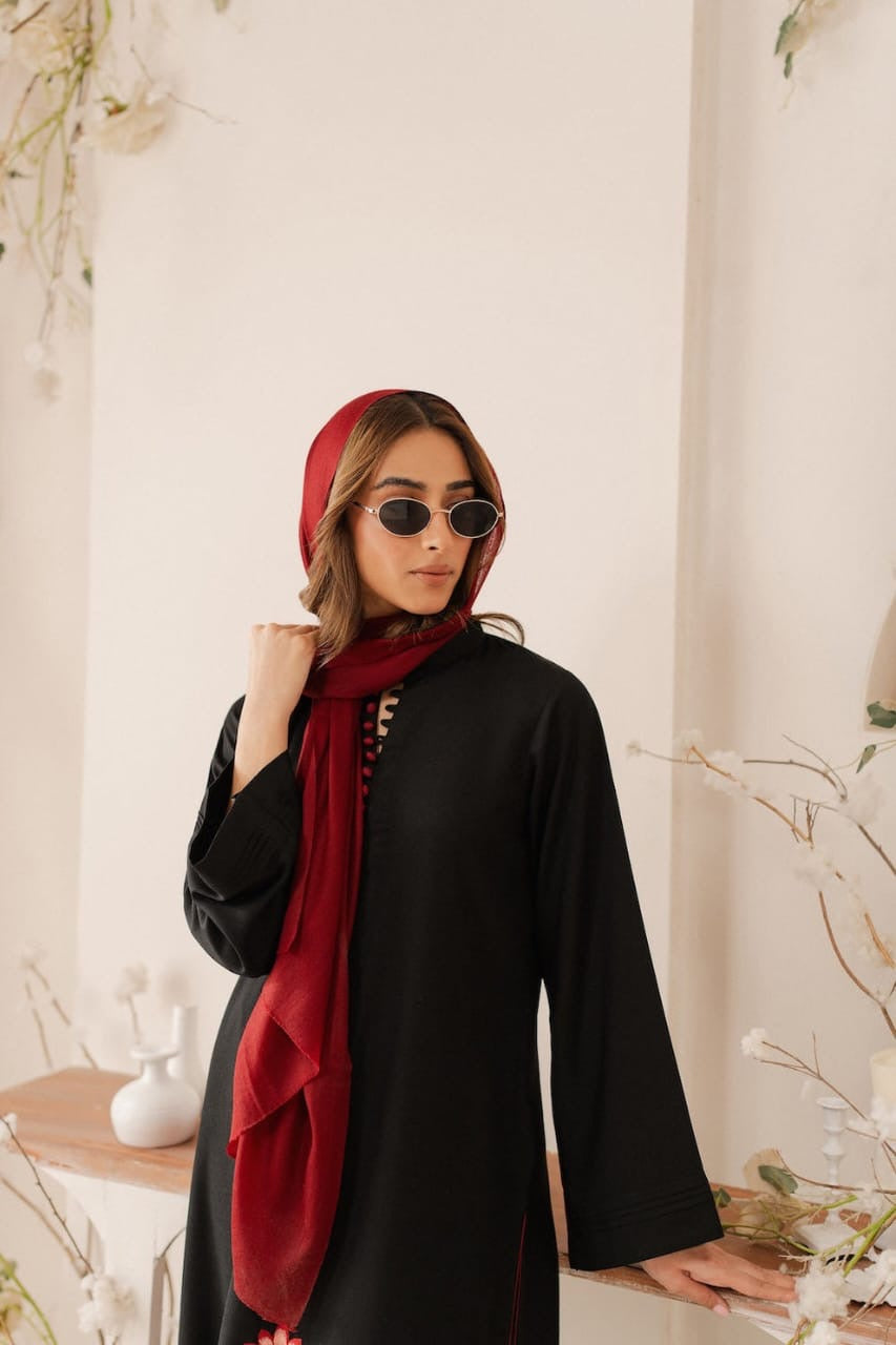 MARIA B - 3PC DHANAK UNSTITCH EMBROIDERED SUIT HR-1015